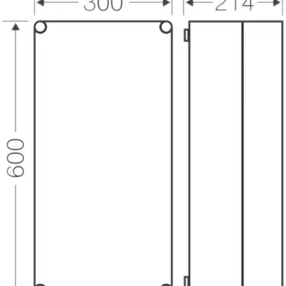 Scatola per apparecchio Hensel Mi0410 