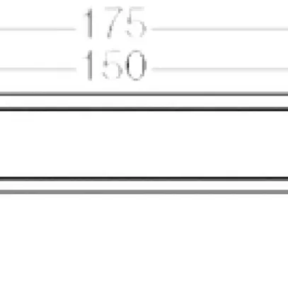 Barra profilata Hensel per KF 16 175mm 