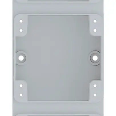 Intestazione AP Hager robusto 3×1 verticale 86×276mm grigio 