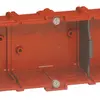 Scatola INC BATIBOX 6/8 mod. per muratura T=40mm rosso 