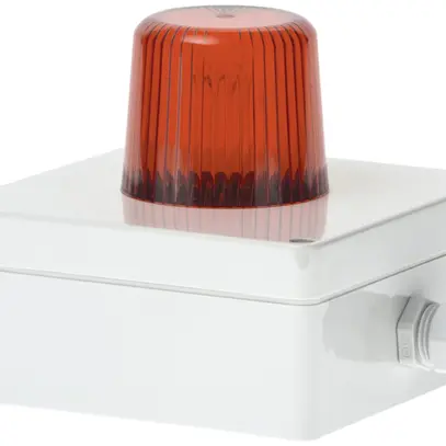 Lampada flash Hugentobler tipo 13 24VDC 5Ws rosso 