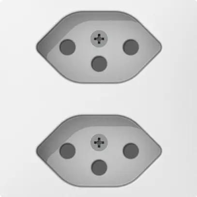 Prise Sidus E 2×T13 blanc 