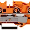 Borne de passage WAGO TopJob-S 16mm² 3L orange série 2016 