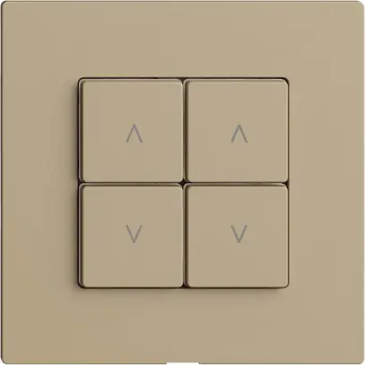 Interruttore tapparelle 2K/4T Edue Wiser sand 