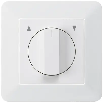 Interruttore/tasto rotativo INC per tapparella KTR bianco 