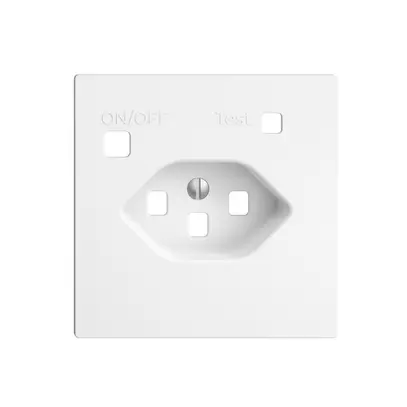 Kit frontal EDIZIOdue pour prise FI F, T23, blanc 