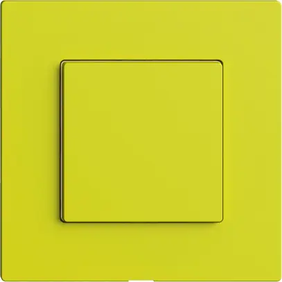 Kit copertura per interruttore 1c/1t Edue Wiser lemon 