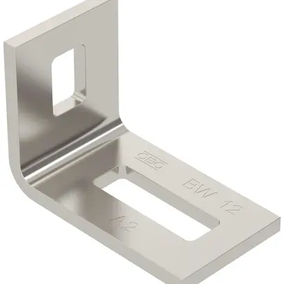 Équerre de fixation Bettermann BW 12 A2 70×50×40mm A2 1.4301 2B 