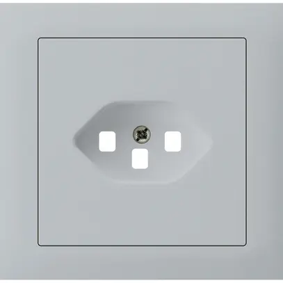 Kit frontal INC G3 kallysto pour prise INC G3 1×T23 cadre à visser gris clair 