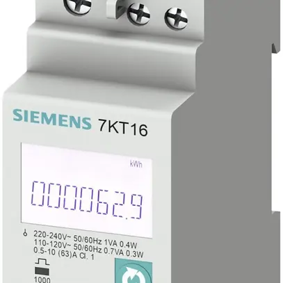 Appareil de mesure Siemens SENTRON 1L Modbus RTU/ASCII+MID, L-N 230V, 63A 