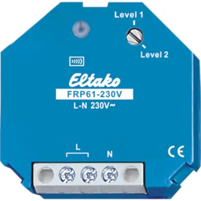 Répéteur RF INC Eltako 230VAC 1+2 Level, FRP61 