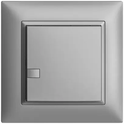 Poussoir ENC KNX 1× EDIZIOdue silver RGB sans LED 