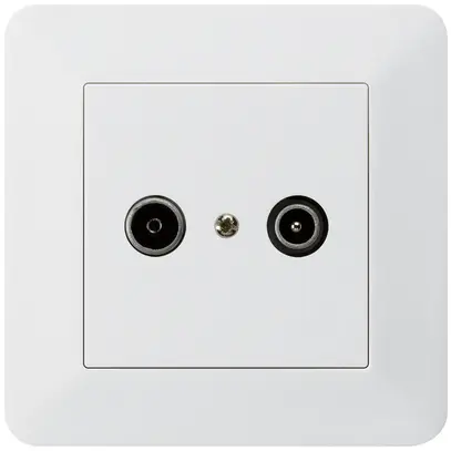 Presa di passaggio INC kallysto.trend R/TV 23dB bianco 