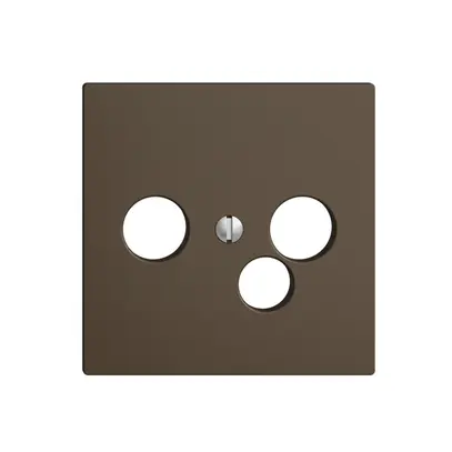 Plaque frontale EDIZIOdue coffee pour prise de date pour R/TV 