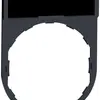 Porta-placchetta Schneider Electric 30×40mm nero o. rosso 