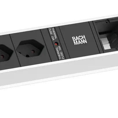 Presa multipla da tavolo BACHMANN DESK 2 3×T13 3×CM 0.2m alluminio nero 