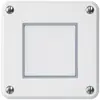 Contatto pulsante INC robusto IP55 bianco 