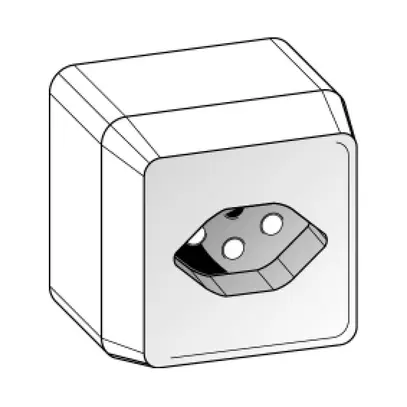 Capot AP basico pour 603010003 blanc 