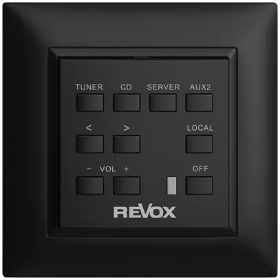Comando da parete INC Revox EDIZIOdue nero 