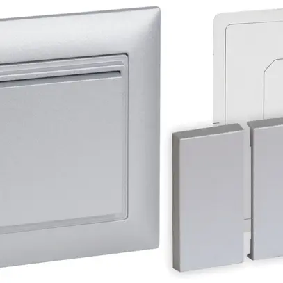 Émetteur RF mural AWAG 4-canal, Bluetooth, NFC, EnOcean, sans batterie, arg 