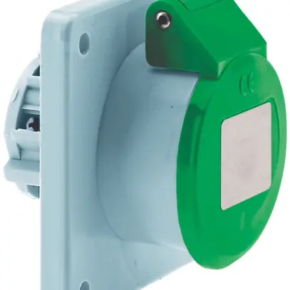 Presa INS CEE Bals 3P 32A <50V 4h verde IP44 nich.MV dirit. 