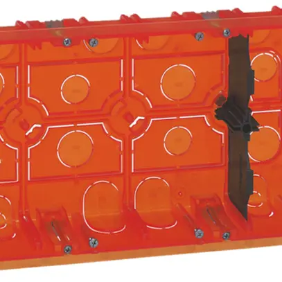 Scatola INC BATIBOX 2×10 mod. univ.T=50mm arancione 