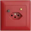Prise ENC EDIZIOdue T13 FI 30mA FMI, berry 
