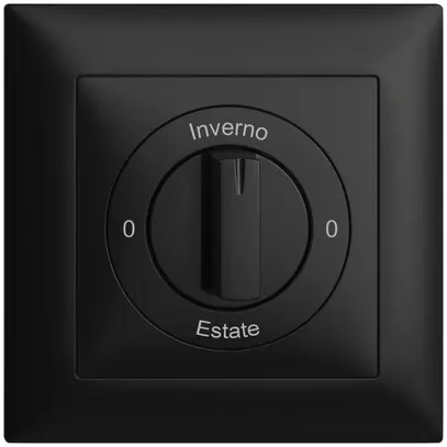 Kit frontale 0-Inverno-0-Estate EDIZIOdue 88×88mm nero 