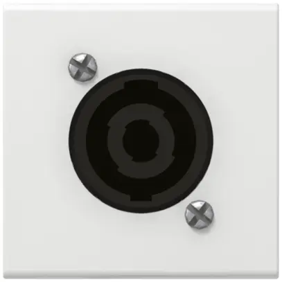 Prise SPEAKON 4L INC MOS blanc 