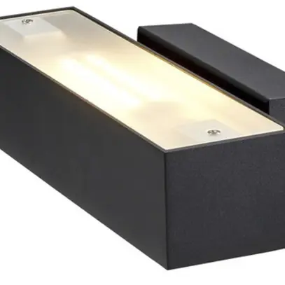 Lampada a muro SLV ANDREAS R7s 80W 207×95×43mm nero 