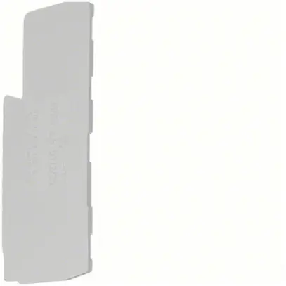 Paroi de fermeture Hager pour KYA02LH3, KYA02LP, KYA02KD brides L 2.5mm² gris 