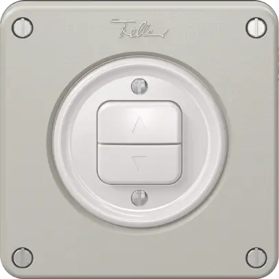 Interruttore per tapparelle NEVO, 1-canale, profondità 18 mm, 87×87 mm, grc 