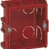 Boîtier ENC BATIBOX 2 mod. pour maçonnerie T=30mm rouge 