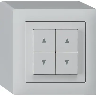 Pulsante per tappar.AP kallysto grigio chiaro con 4 tasti 