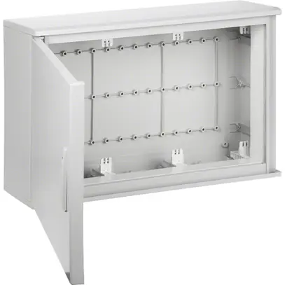 Armadio a muro Hager Univers 108 moduli 3 file 36UM con serratura grigio 