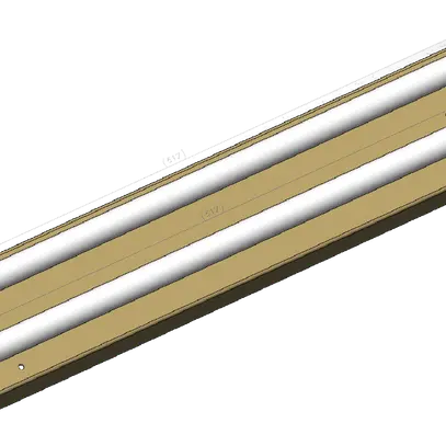 Garniture d'éclairage 2x13 W Schneider adapté à l'armoire à miroir TKS 