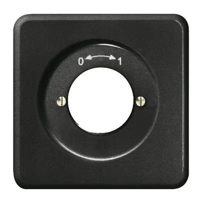 Kit frontal ENC 0-1 noir pour contact rotatif à impulsion à clé FH 