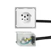 Prise INC EDIZIOdue T25 blanc pour câble plat powerbus 