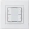 Poussoir ENC kallysto.pro KNX 4×LED RGB s/e-link blanc 