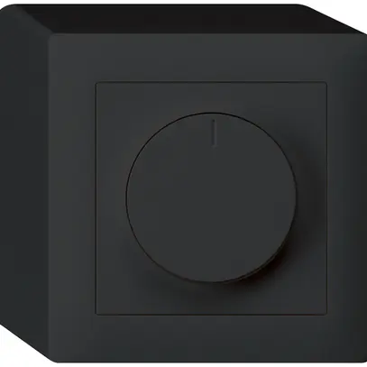 AP-Drehdimmer kallysto Phasenanschnitt 20…500VA schwarz 