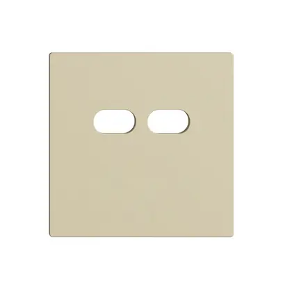 Kit de montage Feller EDIZIOdue pour prise USB 18W 2×type C vanille 