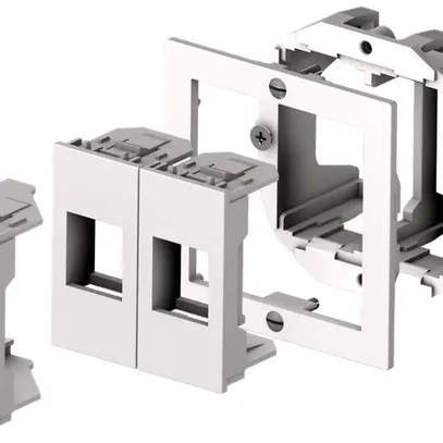 Adaptateur de montage Cecoflex AV, Edizio/Kallysto, 2-fois, blanc 