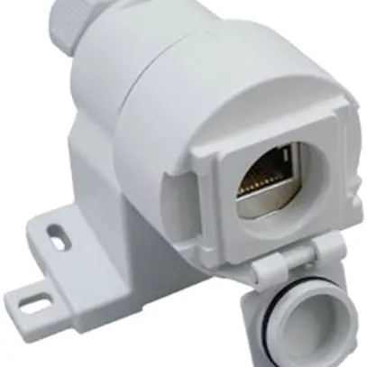 Scatola AP Dätwyler con modulo MS-C6a Cat.6a 