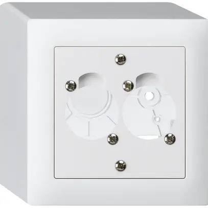 Kit di montaggio AP per 2 XLR kallysto bianco 