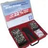 Assortiment fiches WISI DV41 type F, avec pince à sertir 