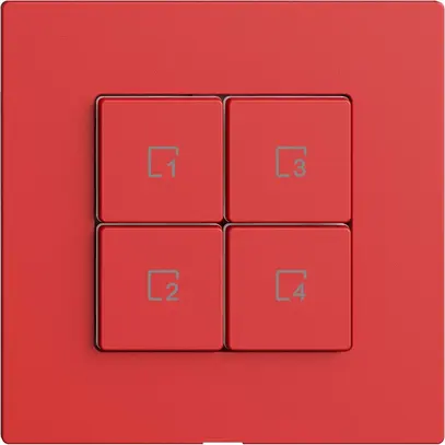 Comando per pulsante scena 4 scene/4T Edue Wiser berry 