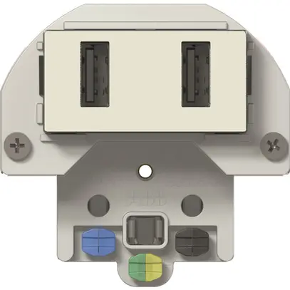 Prise de charge USB+T13 ABB GEE 240V max.2400mA 
