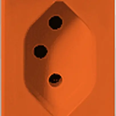Presa INS FH FLF T13 arancione 