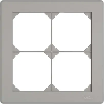 En-tête ENC EDIZIO.liv SNAPFIX® 2×2 pour combinaisons au choix gris clair 