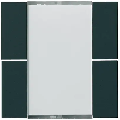 Kit frontal Hager kallysto 4×KNX noir 